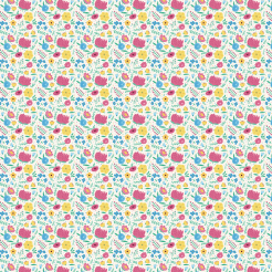 Hand Drawn Doodle Colorful Flo