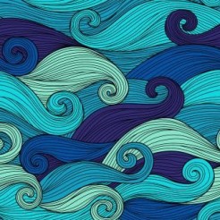 Classic Waves With Lines