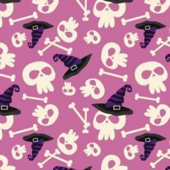 Skull And Witch Hat