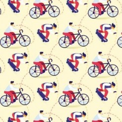 Bicycle Skateboard Boy