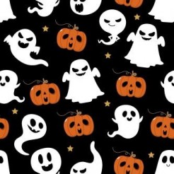 Evil Expression Pumpkin Ghost