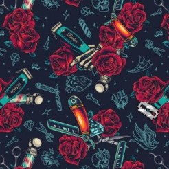 Weird Skeleton Hand Barber Sho