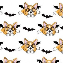 Corgi Dog With Round Glasses