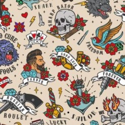 Retro Funny Tattoo Pictures