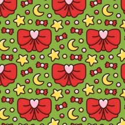 Stars And Moon Big Bow