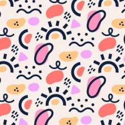 Abstract Line Color Block