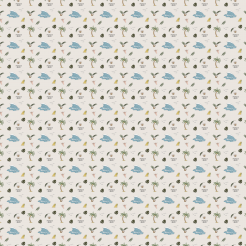 Surf With Palm Trees And Cocon