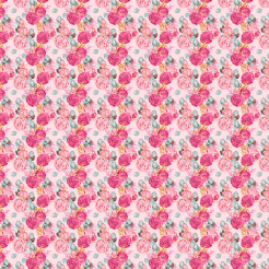 Retro Realistic Pink Roses