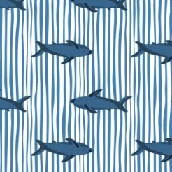 Straight Striped Shark