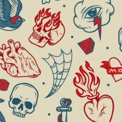 Skull With Fire Breathing Eyes