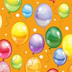 Colorful Oval Balloon