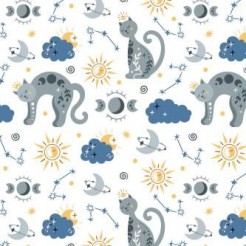 Mystical Praying Kitten