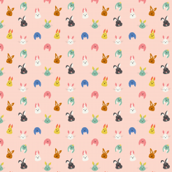 Colorful Rabbits
