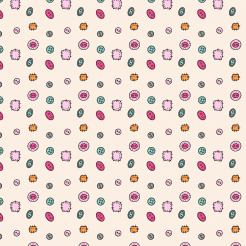 Colorful Buttons And Patches