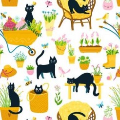 Kittens Playing In The Garden