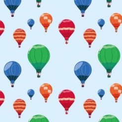 Soaring Hot Air Balloon