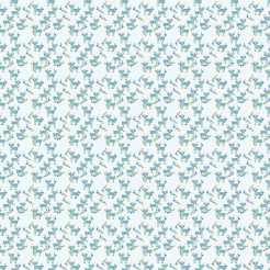 Cute Deer With Blue Flowers