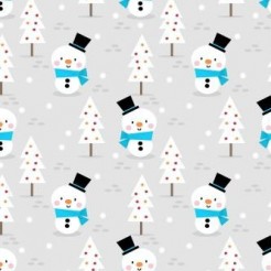 Cute Gentleman Snowman