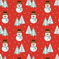 Serious Snowman Christmas Tree