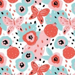 Color Pen Doodle Butterfly