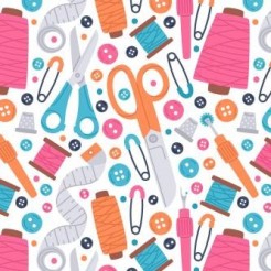 Scissors Button Paper Clip