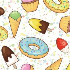 Strawberry Ice Cream Donuts