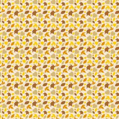 Colorful Fallen Leaves Silhoue