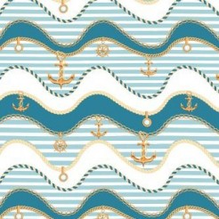 Premium Gold Anchor Chain