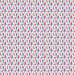 Colorful Abstract Sculptures With Stars And Lightning