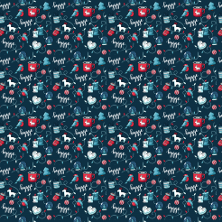 Christmas Bluebird Hot Cocoa