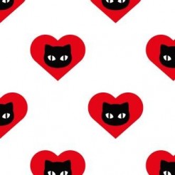 Dead Fish-eyed Loving Cat