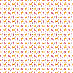 Colorful Cats And Flowers