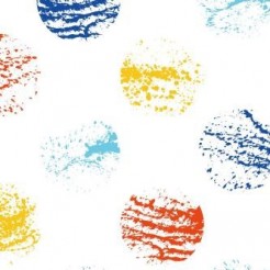 Rubbing Colorful Dots