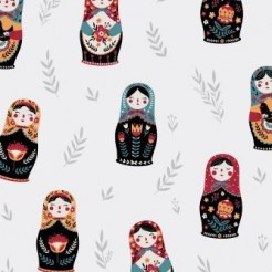 Colorful Russian Doll