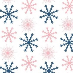 Beautiful Two-color Snowflakes