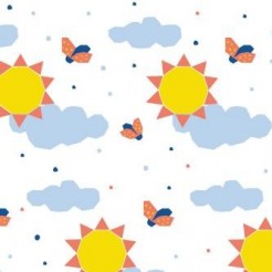 Geometric Sun Clouds