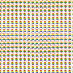 Rainbow Cat Watercolor Flowers