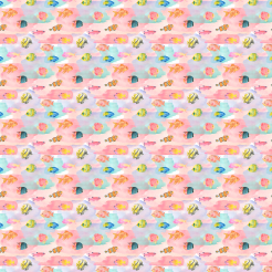 Watercolor Stained Fish