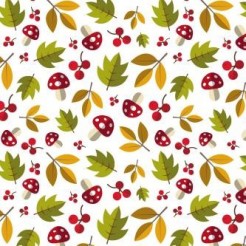 Poisonous Mushrooms And Leaves