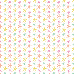 Colorful Cute Starfish