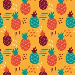 Cartoon Cute Pineapple