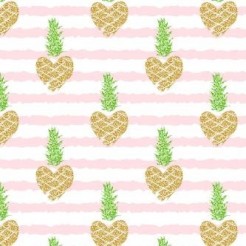 Striped Heart Pineapple