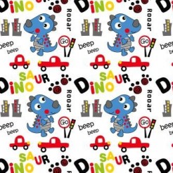 Cute Dinosaurs Causing Havoc I