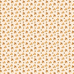 Cute Dog And Flowers