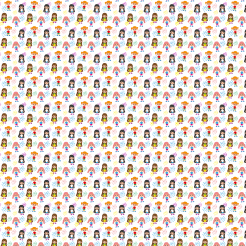 Lively Long-haired Girl