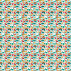 Cute Animals And Christmas Tre