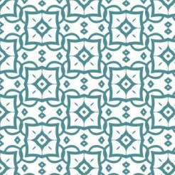 Geometric Square Damask