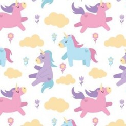 Elegant Three-color Unicorn