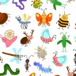 Lively Smiling Insect Kingdom