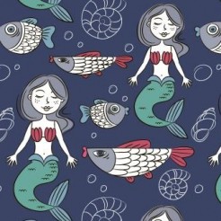 Quiet And Beautiful Mermaid